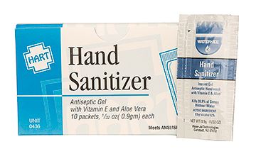 1.68 ml Packet Hand Sanitizer 10 Packets/Box