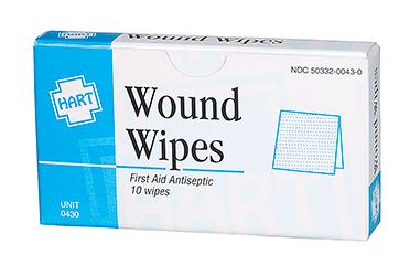 Wound Wipes 10/Box