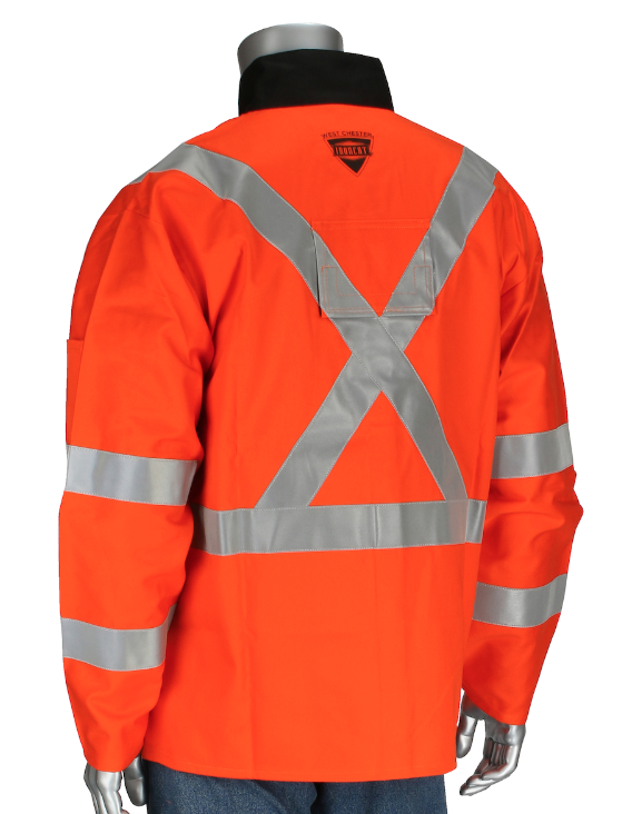Load image into Gallery viewer, Ironcat Hi-Vis FR Treated Cotton Jacket
