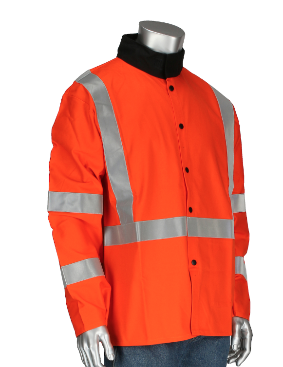 Load image into Gallery viewer, Ironcat Hi-Vis FR Treated Cotton Jacket
