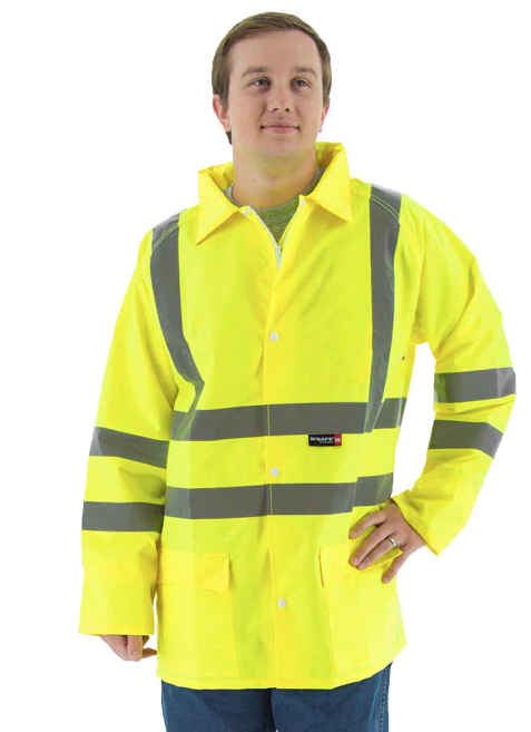 High Visibility Waterproof Rain Jacket