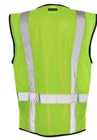 Load image into Gallery viewer, Class 2 Black Bottom Mesh Vest
