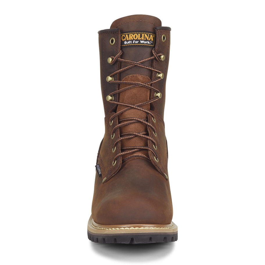 Men s 8 Elm Steel Toe Loggers US SafetyGear Inc