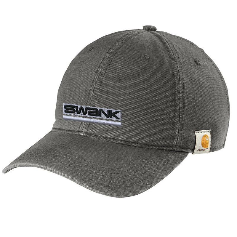 Load image into Gallery viewer, Swank Construction-Carhartt Cotton Canvas Cap- White Logo L2
