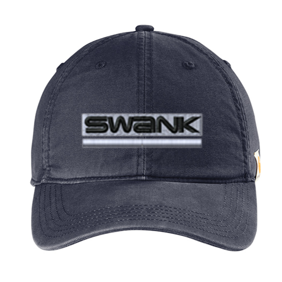 Load image into Gallery viewer, Swank Construction-Carhartt Cotton Canvas Cap- White Logo L2
