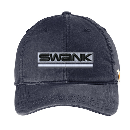 Swank Construction-Carhartt Cotton Canvas Cap- White Logo L2