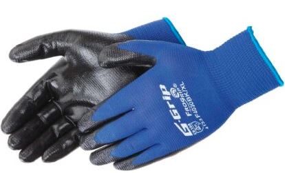 Foam Nitrile Coated Seamless Gloves - 12 Pack