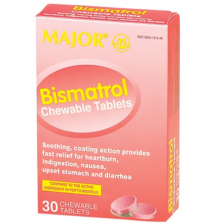 Bismatrol Chewable Tablets