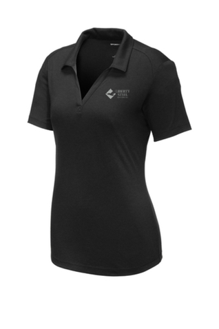 Load image into Gallery viewer, Liberty Steel - Sport Tek Ladies PosiCharge Tri Blend Wicking Polo
