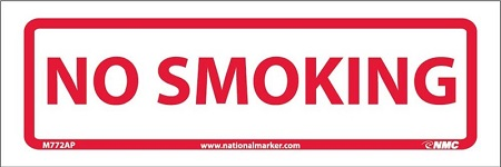 No Smoking Label