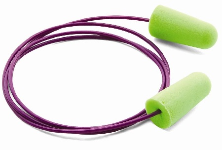 Pura-Fit Disposable Corded Earplugs 100/Box