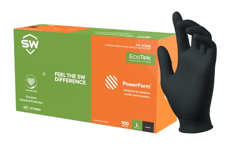 PowerForm EcoTek Nitrile Exam Gloves