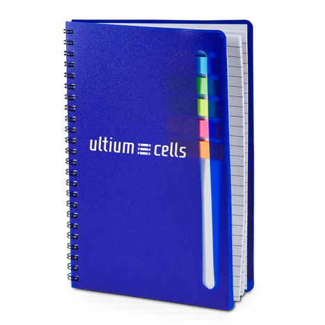 Ultium Cells - Semester Spiral Notebook With Sticky Flags