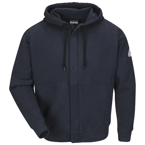 Zip-Front Hooded Sweatshirt