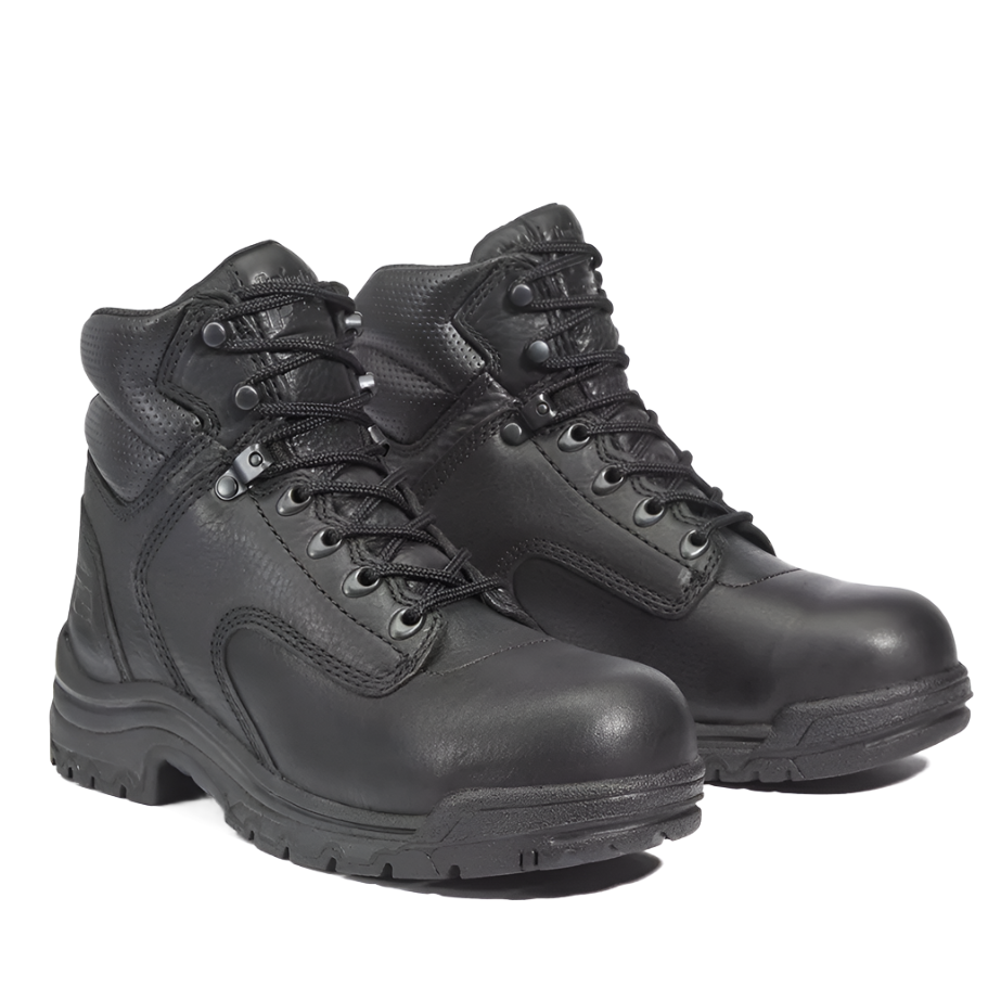 [DISC] Women's 6" Titan Electrical Hazard Slip Resistant Alloy Toe Black